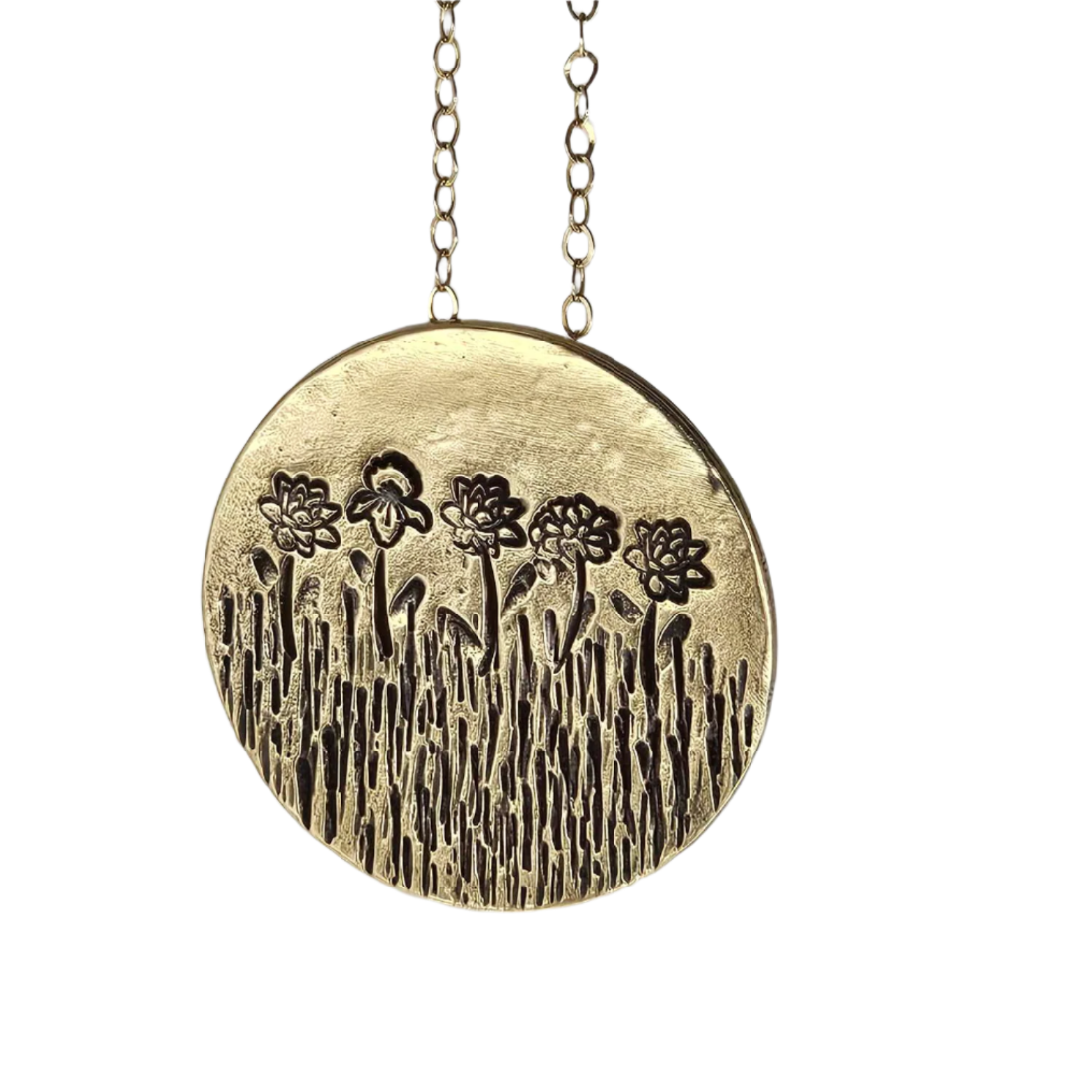 Gold Birth Month Flower Necklace for Mothers by Jaclyn Nicole